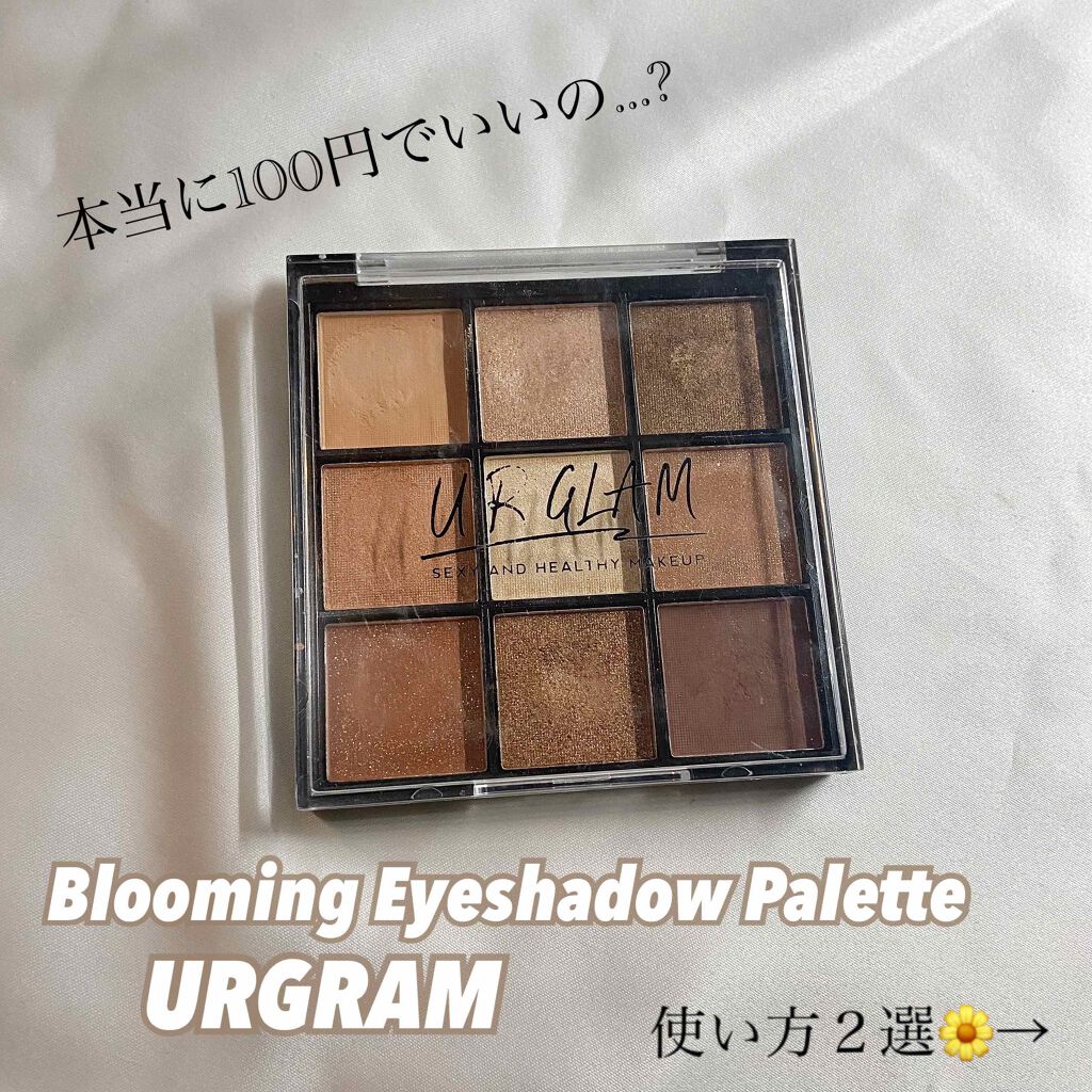 UR GLAM　BLOOMING EYE COLOR PALETTE/U R GLAM/アイシャドウパレットを使ったクチコミ（1枚目）