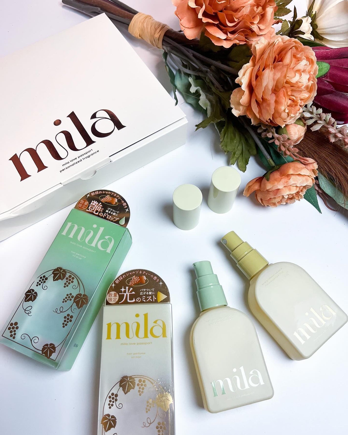 ラブ パスポート ミラ パフューム オイル ミスト シャルドネティー/ラブパスポート/ヘアオイルを使ったクチコミ(2枚目)