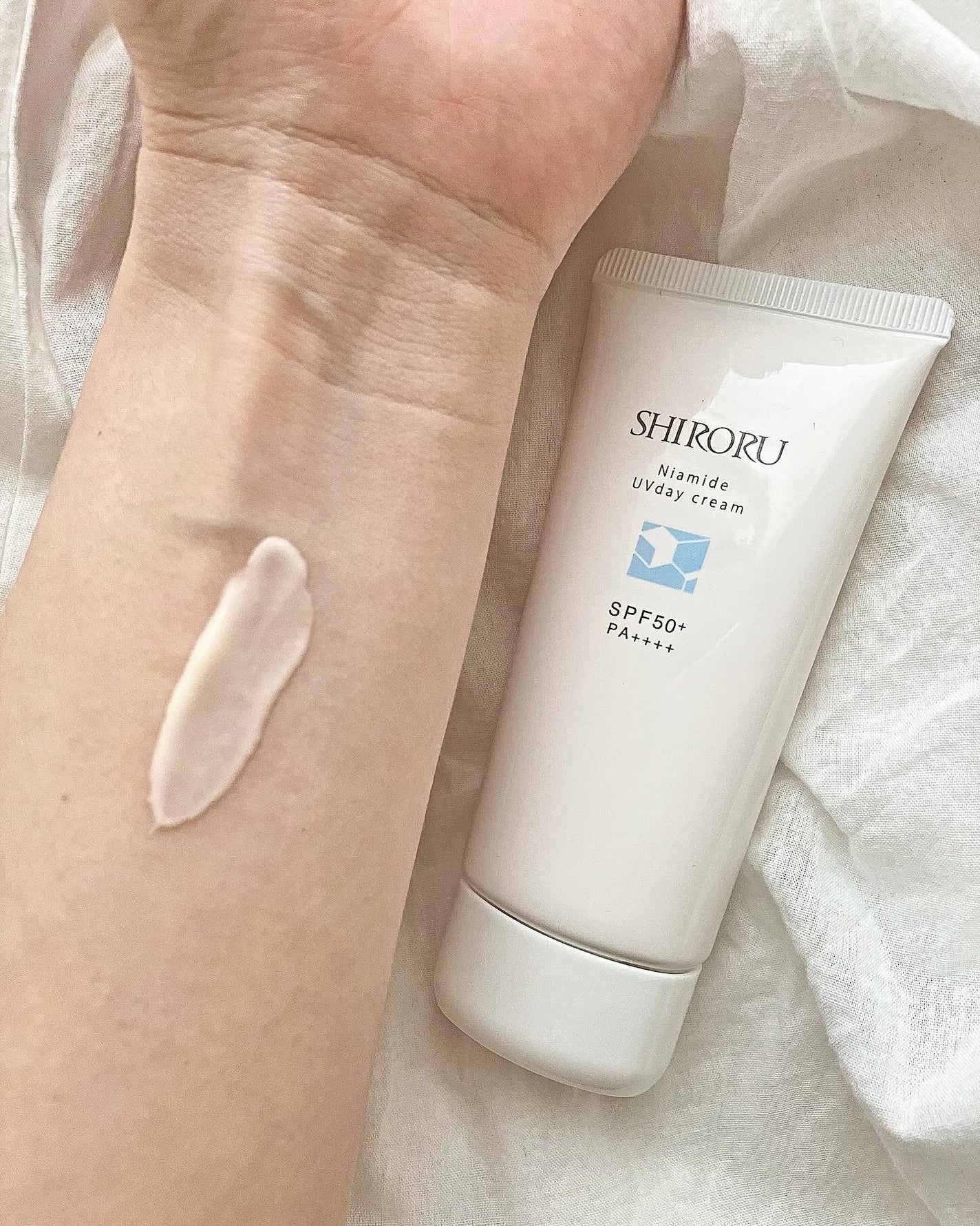 ナイアミドUVデイクリーム/SHIRORU/日焼け止めクリームを使ったクチコミ(3枚目)
