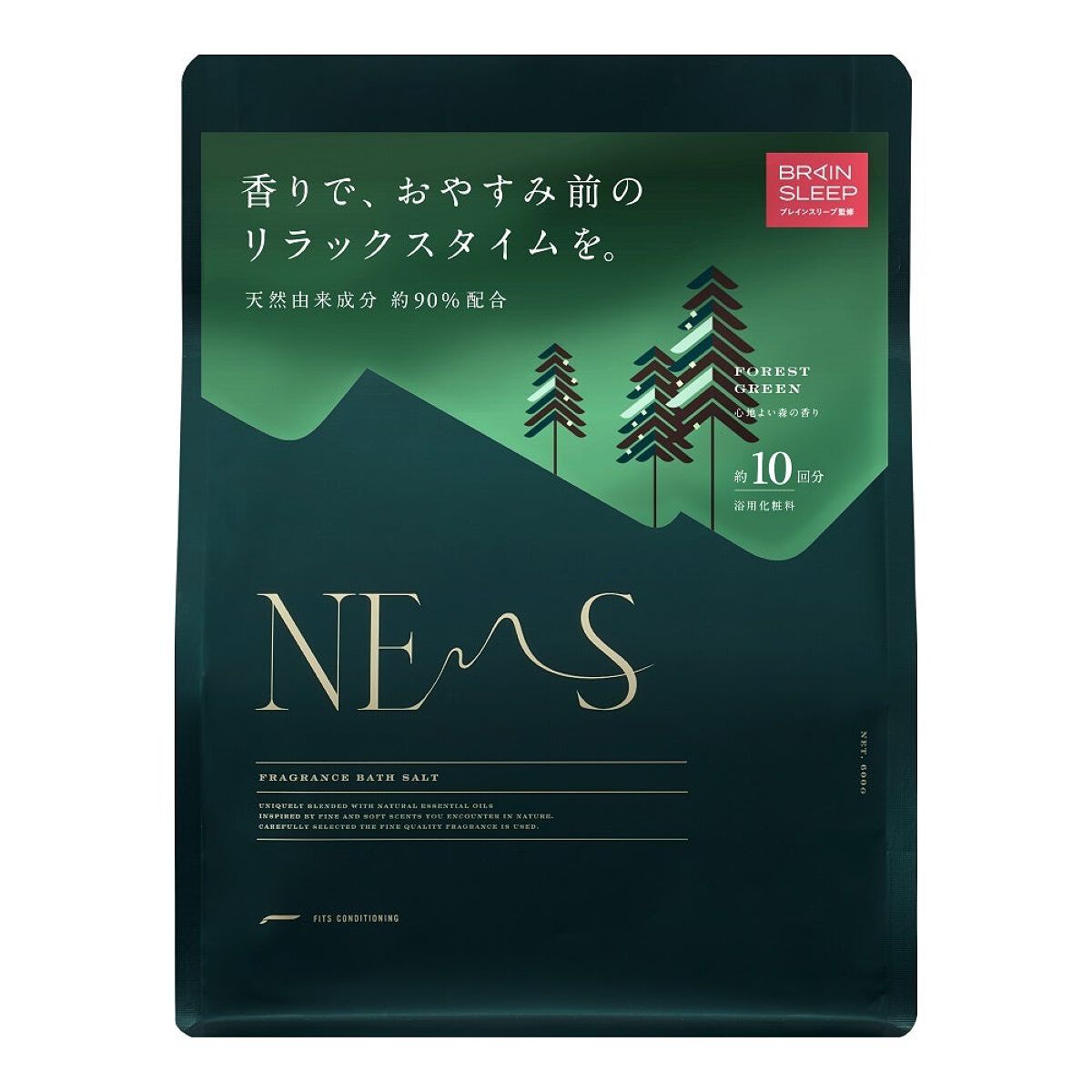 ネムス バスソルト フォレストグリーン 600g