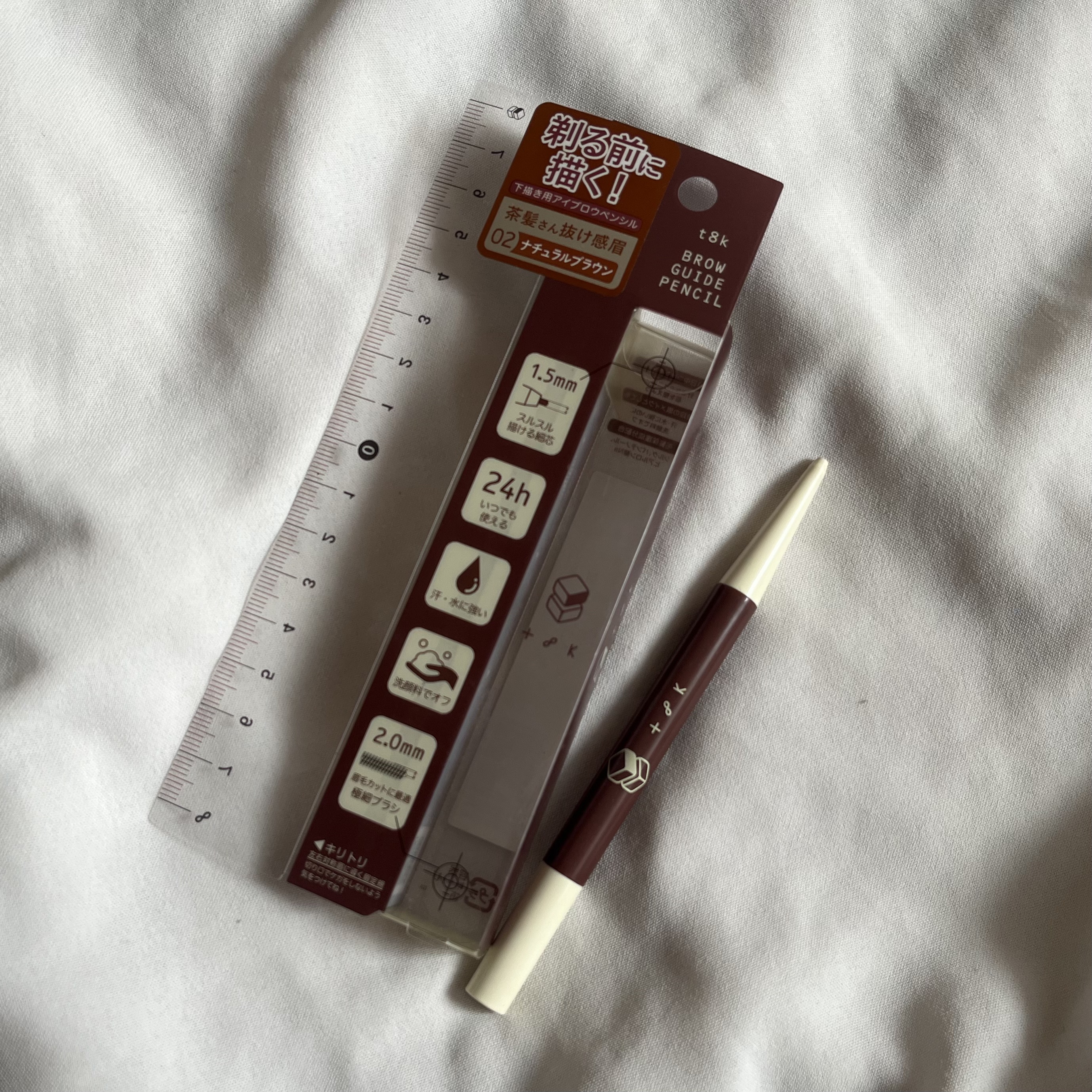 ブロウガイドペンシル/t8k/アイブロウペンシルを使ったクチコミ（1枚目）