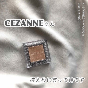 シングルカラーアイシャドウ/CEZANNE/パウダーアイシャドウを使ったクチコミ（1枚目）