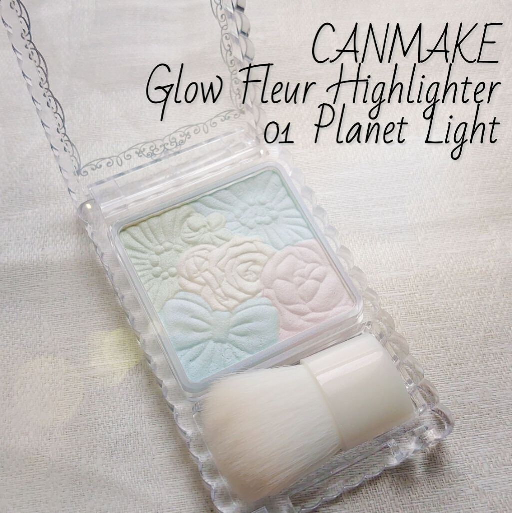 グロウフルールハイライター/キャンメイク/パウダーハイライトを使ったクチコミ（1枚目）