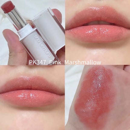 キヌケアヌード PK 347 ピンクマシュマロ/shu uemura/口紅を使ったクチコミ(1枚目)