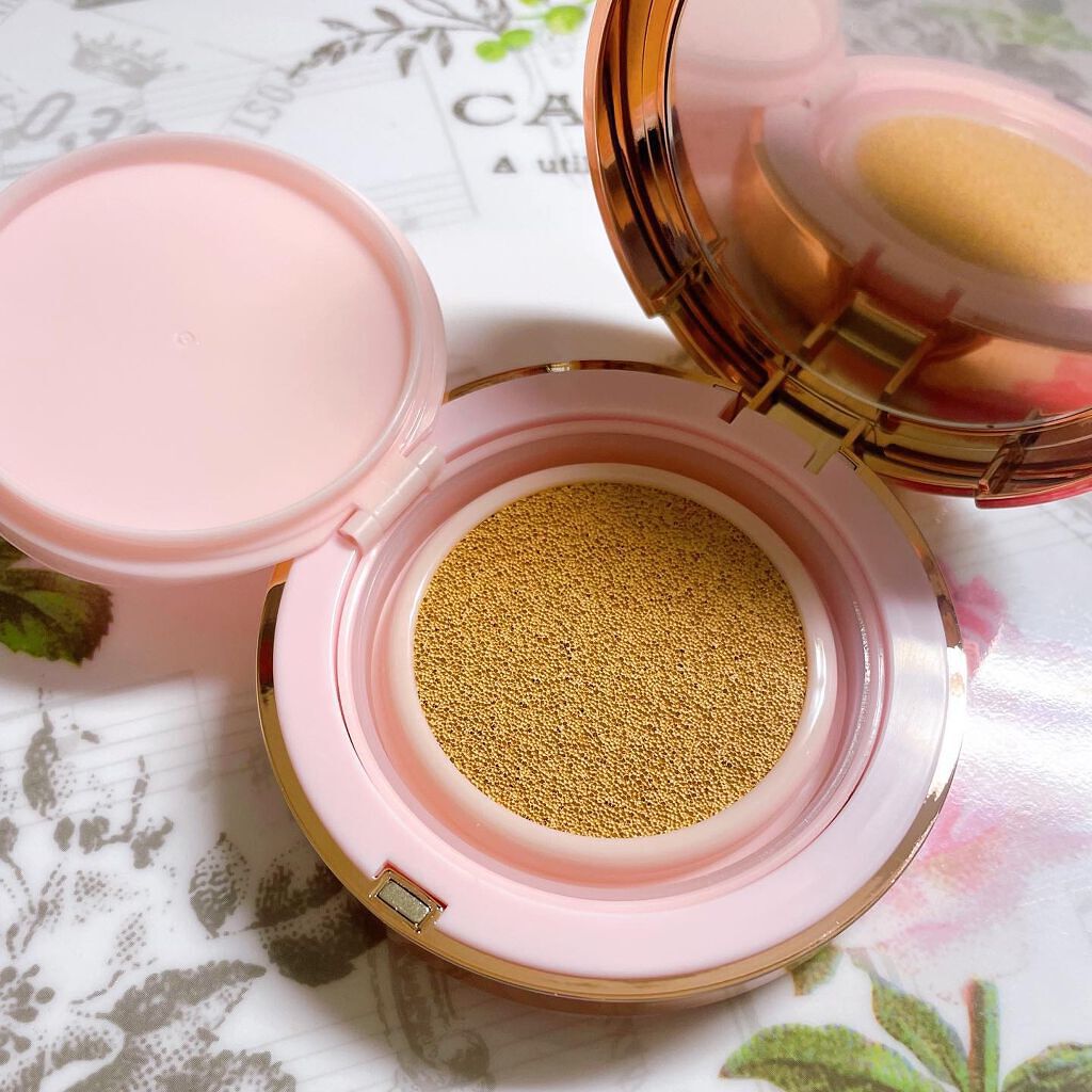 ピンクティーツリーカバークッション/APLIN/クッションファンデーションを使ったクチコミ(3枚目)