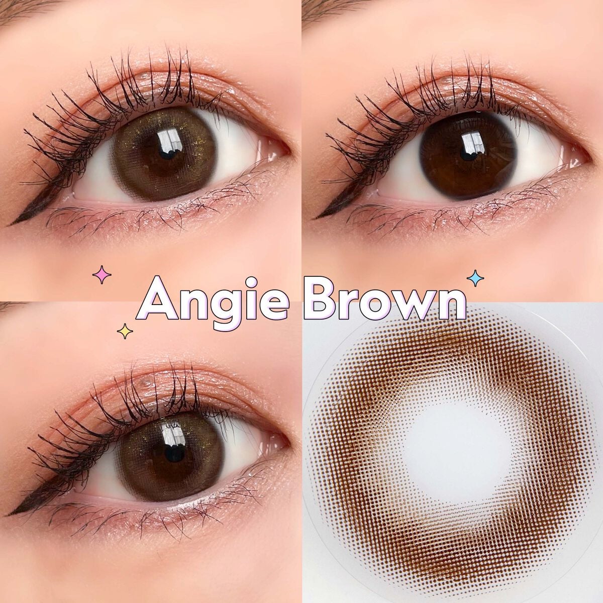 Angie Brown/MANY LENS/カラーコンタクトレンズを使ったクチコミ(3枚目)
