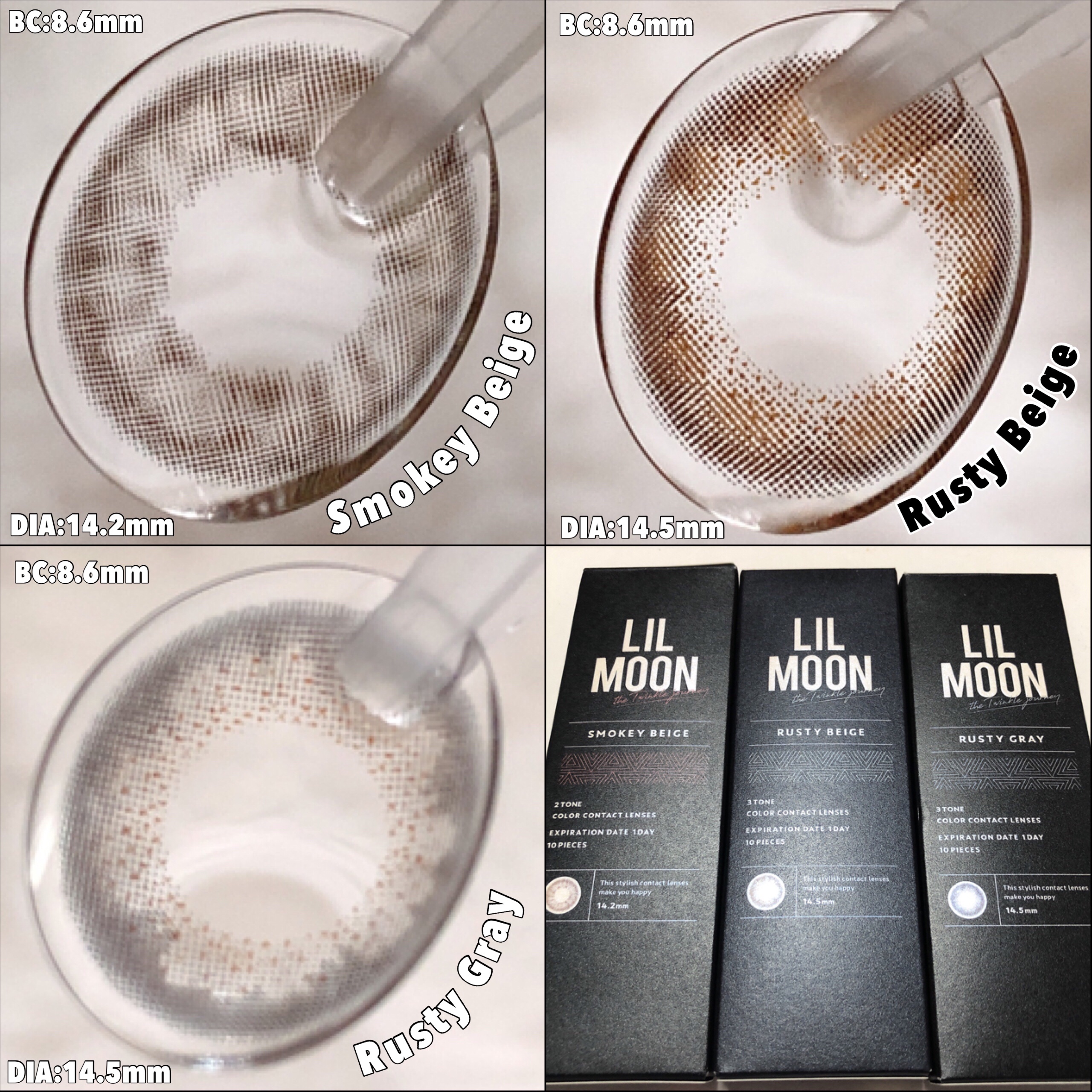 LIL MOON 1day/LILMOON/ワンデー（１DAY）カラコンを使ったクチコミ（2枚目）