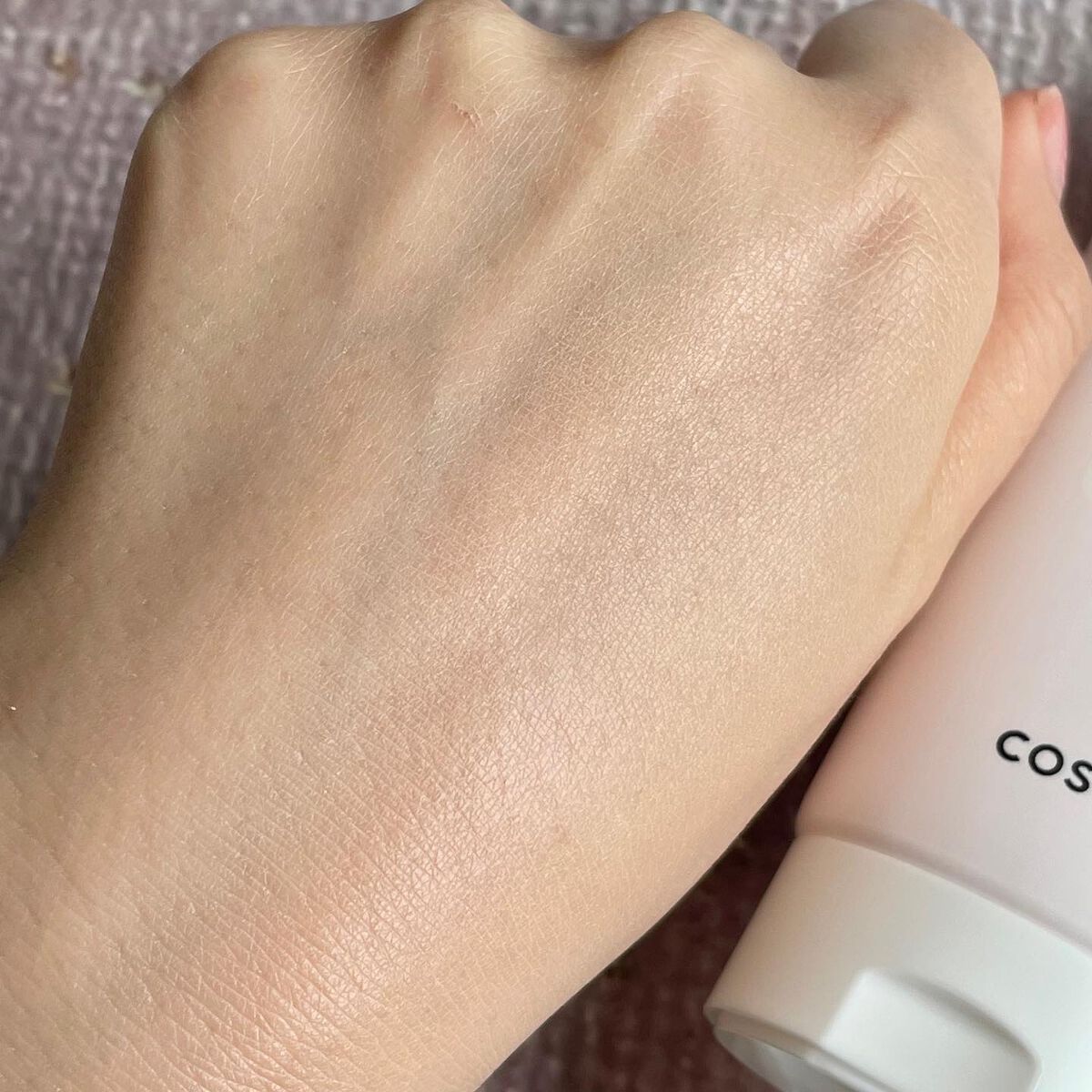 アロエ54.2アクアトーンアップUVクリーム SPF50+ PA++++/COSRX/日焼け止めクリームを使ったクチコミ(4枚目)