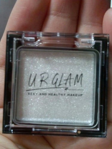 UR GLAM　POWDER EYESHADOW ブライトイエロー/U R GLAM/シングルアイシャドウを使ったクチコミ（1枚目）