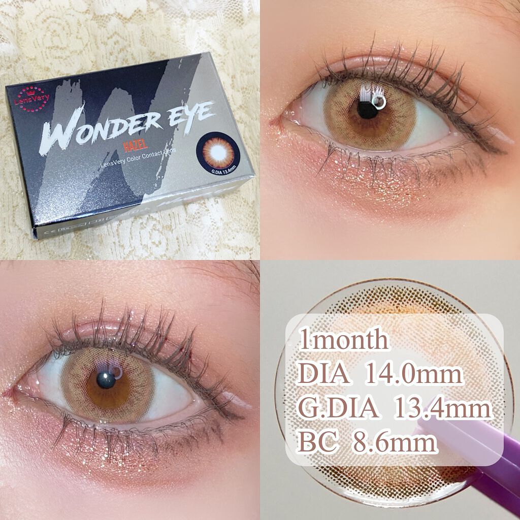 ワンダーアイ/ANN365LENS/カラーコンタクトレンズを使ったクチコミ（3枚目）