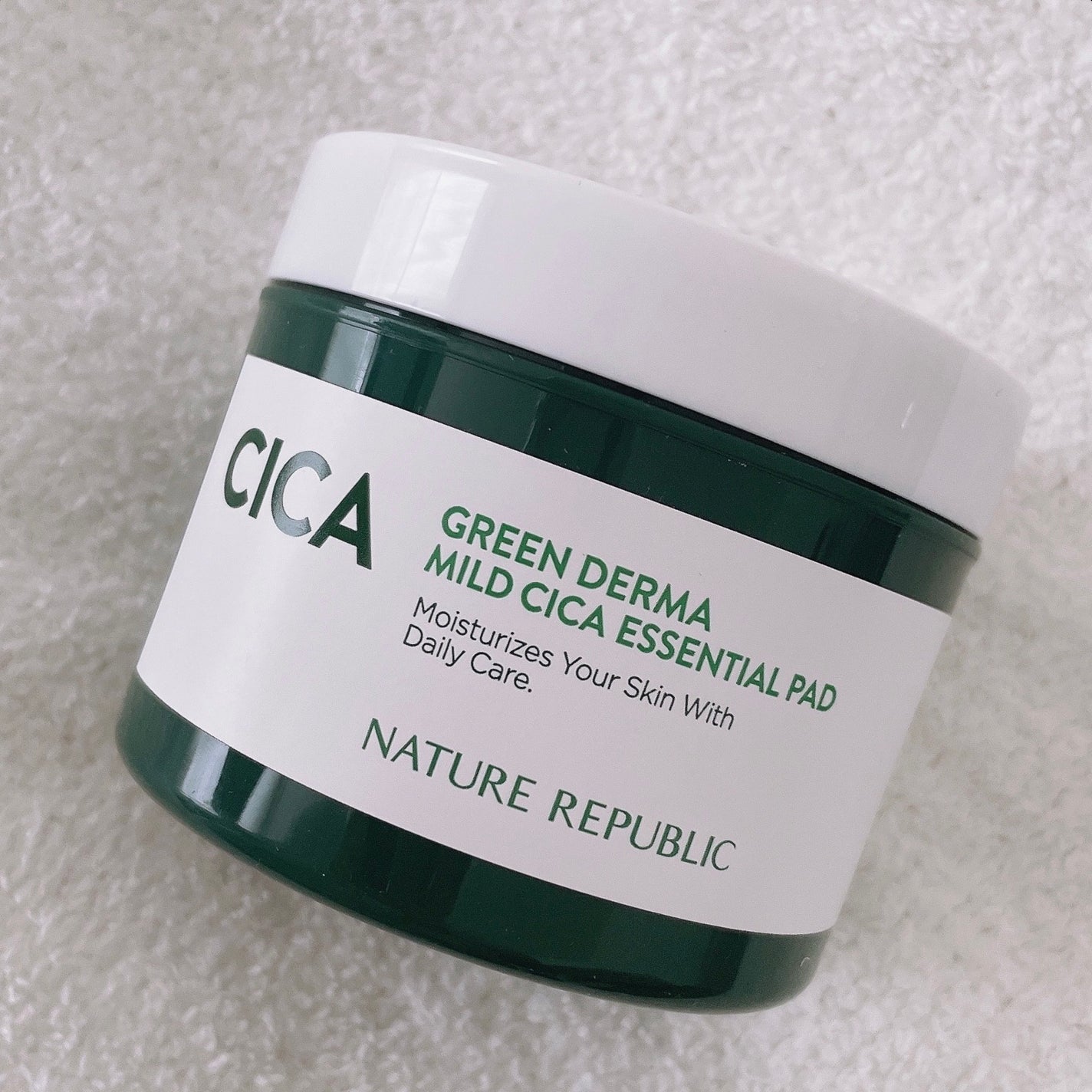グリーンダーマCICAエッセンシャルパッド/ネイチャーリパブリック/トナーパッドを使ったクチコミ(1枚目)