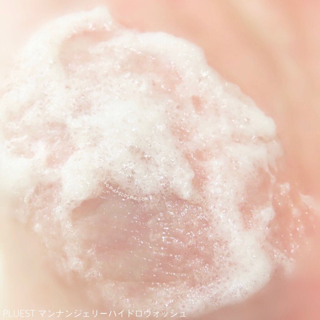 マンナンジェリーハイドロウォッシュ/PLUEST/洗顔料を使ったクチコミ(4枚目)
