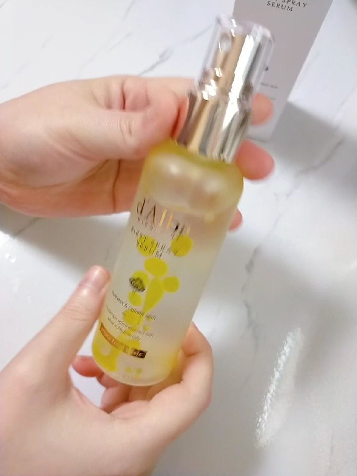 ダルバ ホワイトトリュフファーストスプレーセラム/ダルバ/ミスト状化粧水を使ったクチコミ(3枚目)