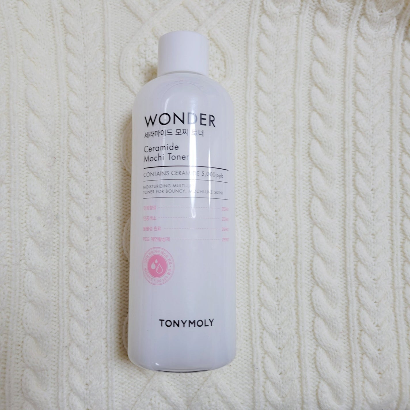 Wonder Ceramide Mochi Toner(トニーモリーワンダーCモチトナー)/TONYMOLY/化粧水を使ったクチコミ(5枚目)