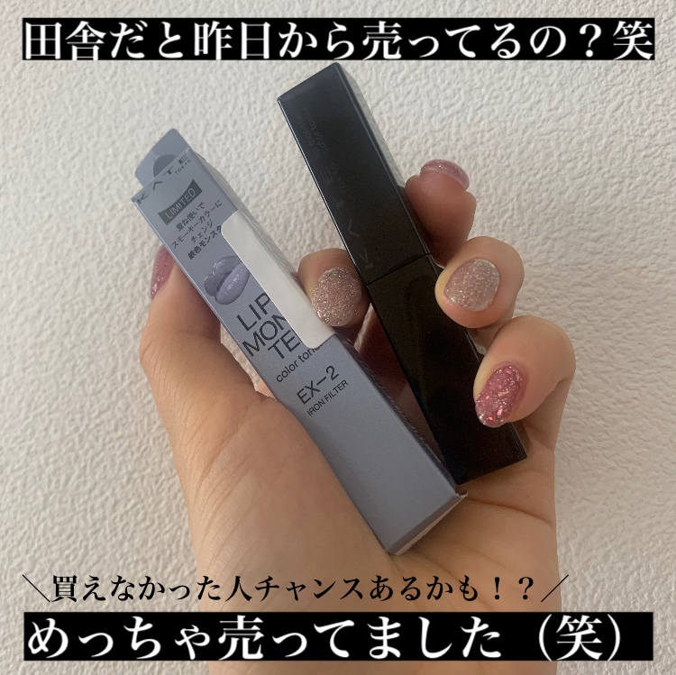 ケイト リップモンスターカラートナー EX-2 鉄色モンスター(限定)/KATE/口紅を使ったクチコミ（1枚目）