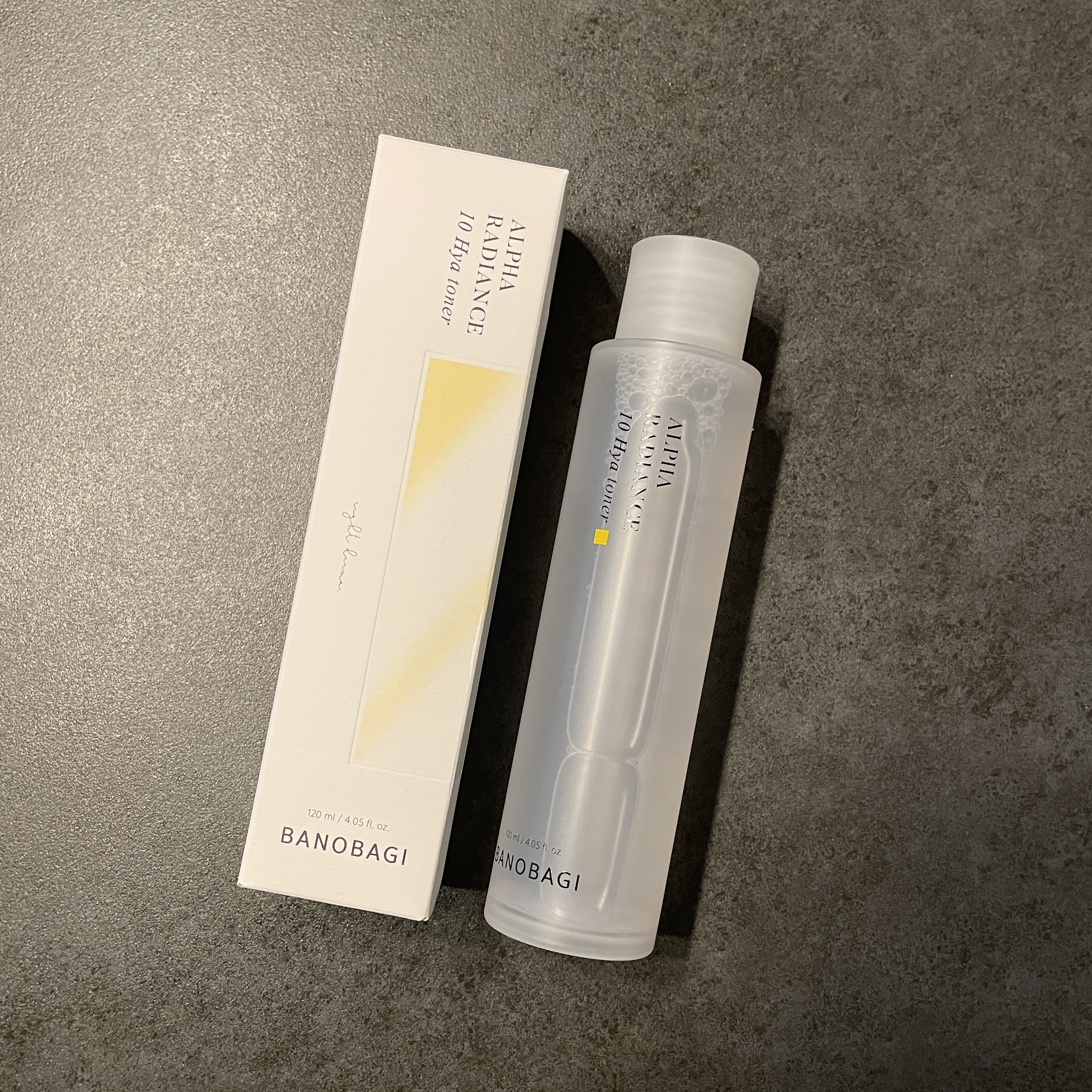 アルファラディアンス10ヒヤトナー/BANOBAGI/化粧水を使ったクチコミ（1枚目）