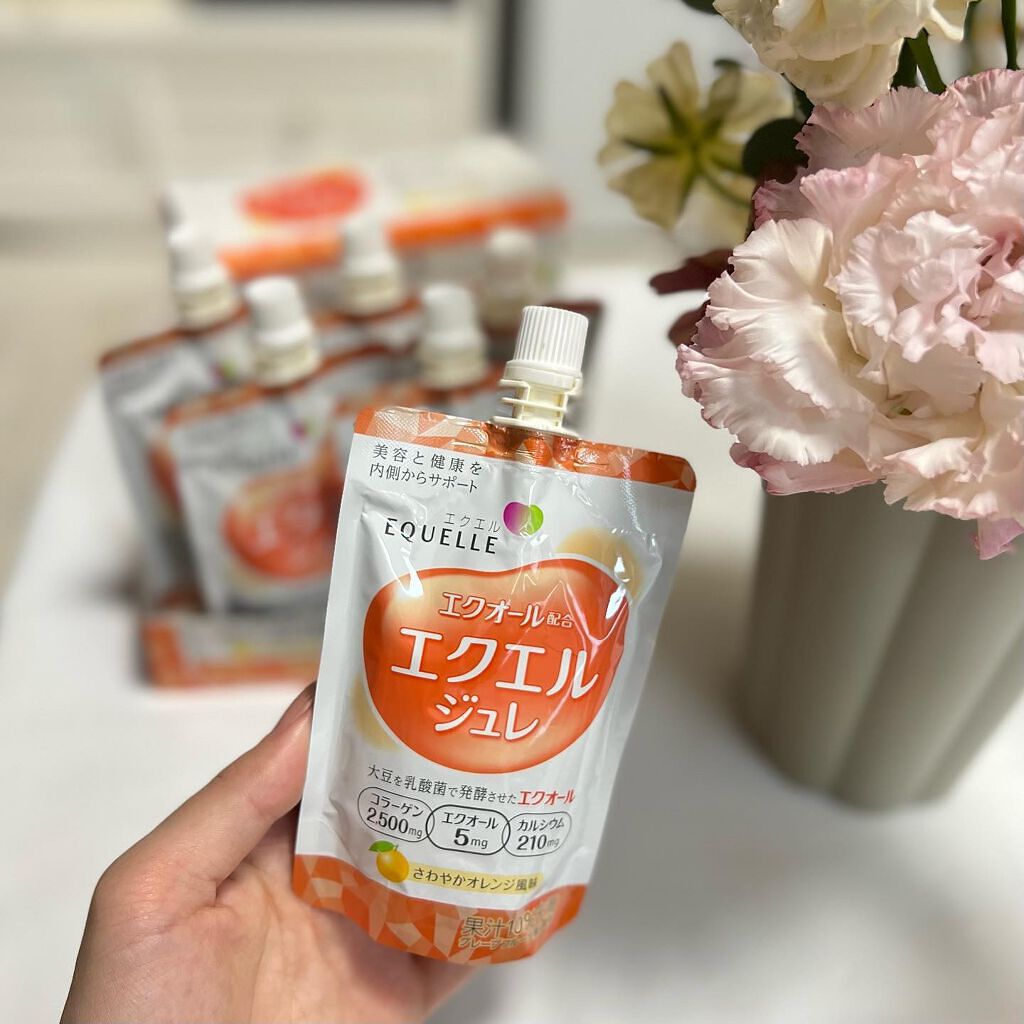 エクエル ジュレ さわやかオレンジ風味/大塚製薬/ゼリー飲料を使ったクチコミ（1枚目）