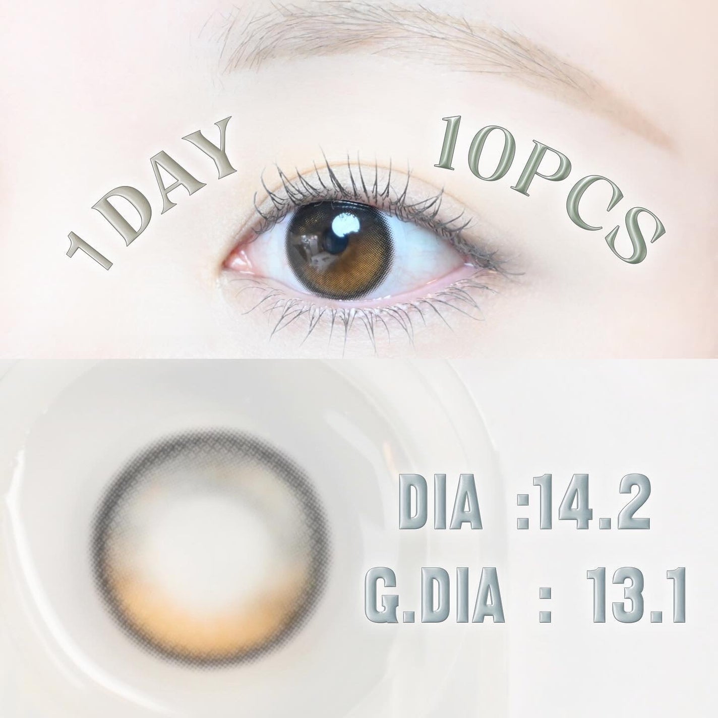 Glowy 1day/OLENS/ワンデー(1DAY)カラコンを使ったクチコミ(2枚目)