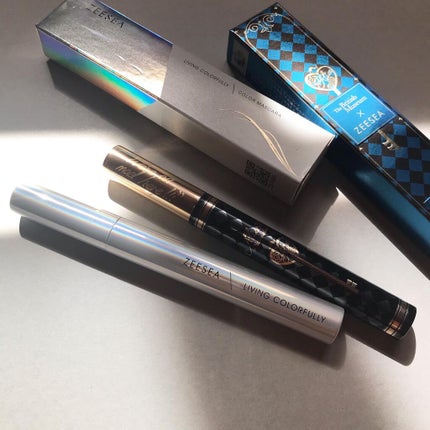 ダイヤモンドシリーズ カラーマスカラ/ZEESEA/マスカラを使ったクチコミ(4枚目)