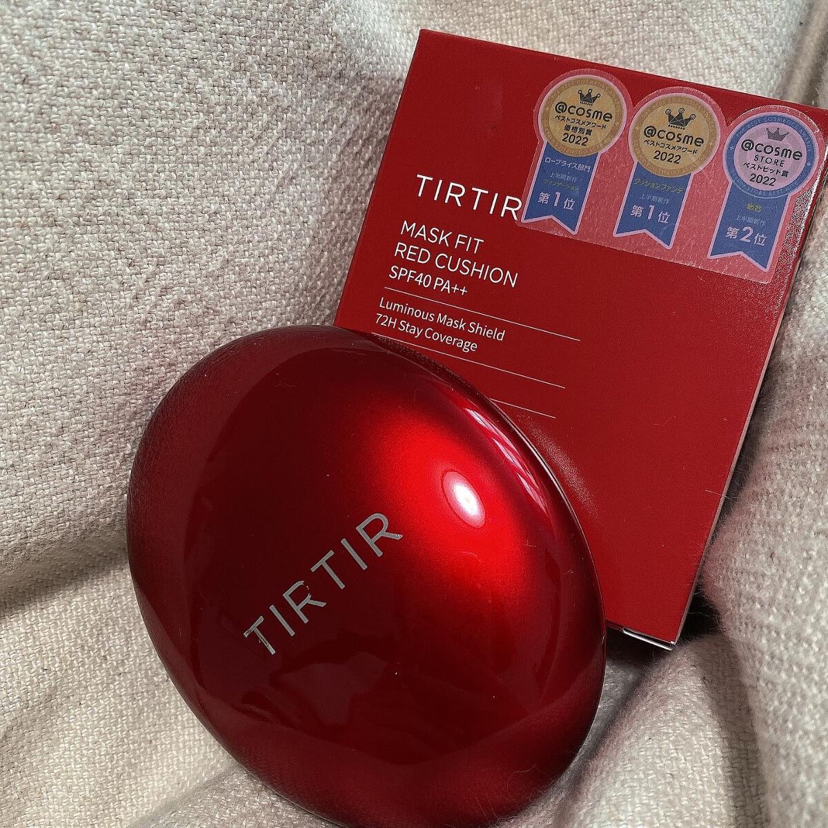 ￤
⁡
⁡
／
2022のコスメ総まとめ
＼
⁡
⋆꙳𓂃ロフト ベストコスメ 2022𓂃꙳⋆
⁡
⁡
試して流石だなと思った
⁡
TIRTIRのMASK FIT RED CUSHION
⁡
みんなが使う理由がわかるクッションファンデ！
