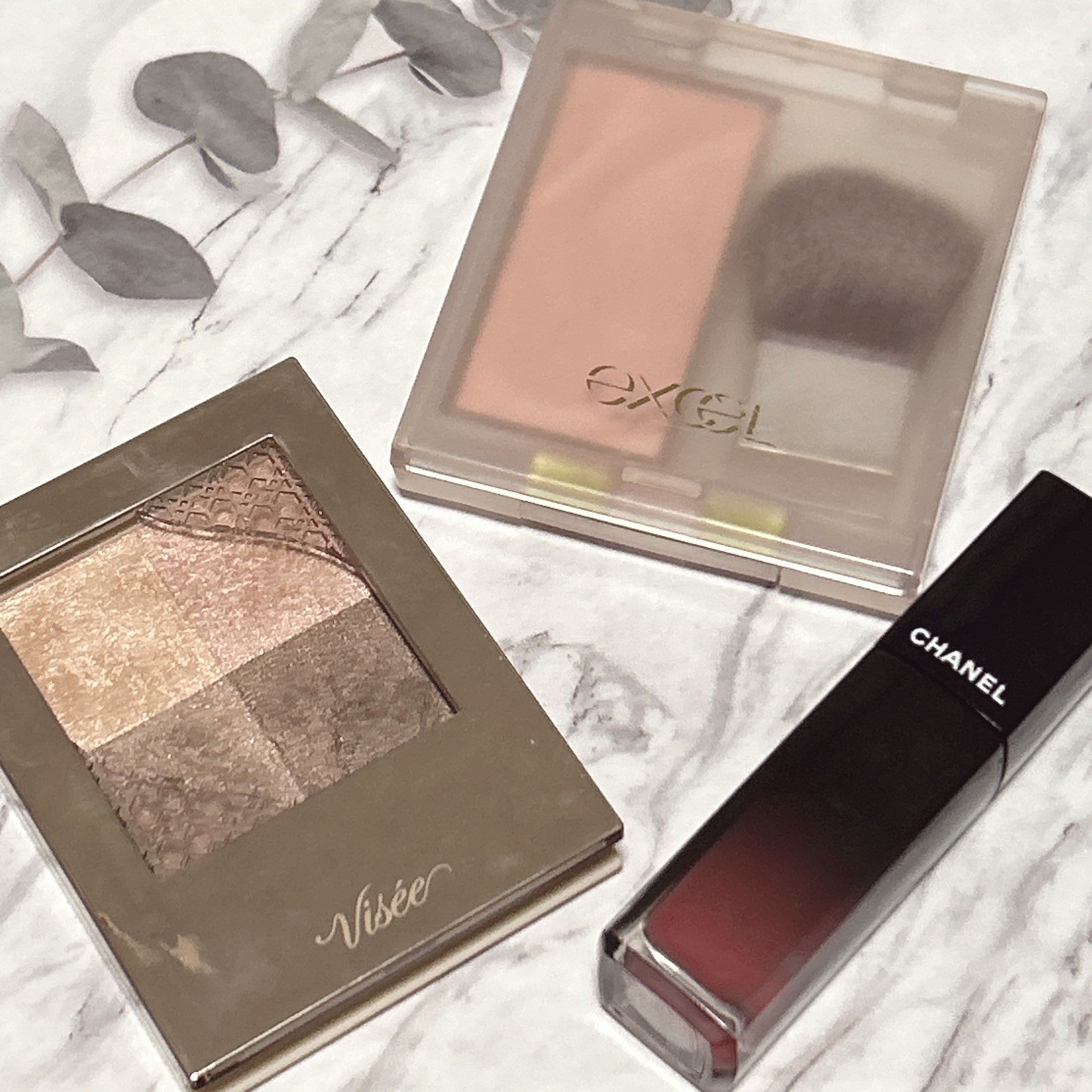 シームレストーン ブラッシュ/excel/パウダーチークを使ったクチコミ（1枚目）