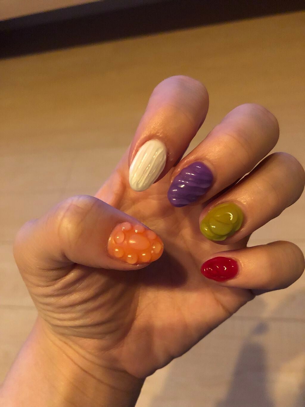 ジェルネイル(ライト対応)/セリア/ジェルネイルを使ったクチコミ(1枚目)