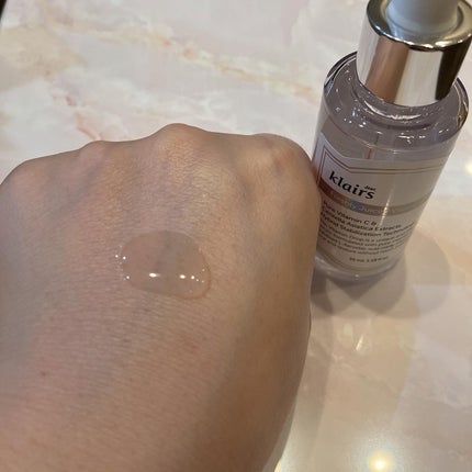 フレッシュリージュースドビタミンドロップ(35ml)/Klairs/美容液を使ったクチコミ(4枚目)