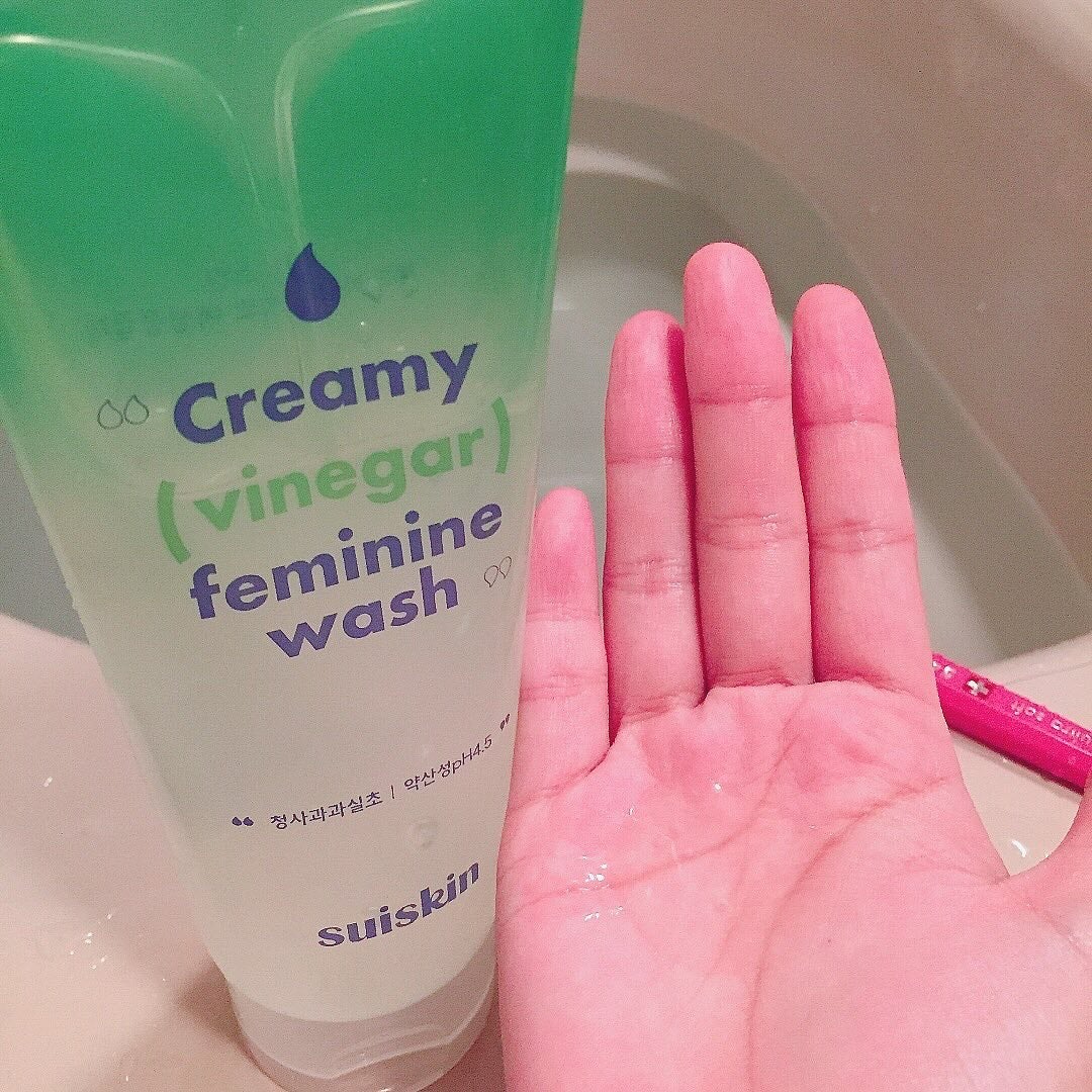 クリーミービネガーフェミニンウォッシュ/suiskin/ボディソープを使ったクチコミ(5枚目)