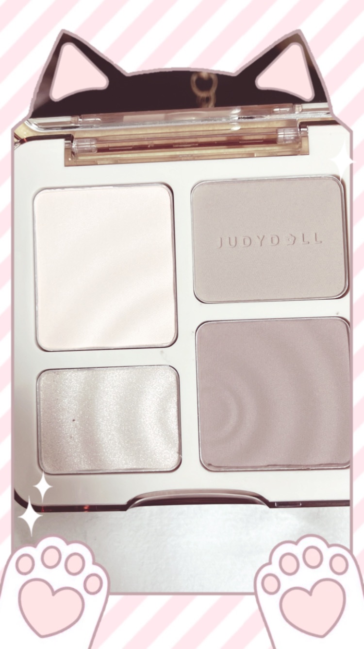 JUDYDOLL メリハリマスターパレット/JUDYDOLL/パウダーハイライトを使ったクチコミ（2枚目）