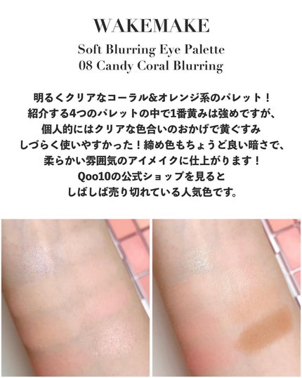 アイ ヴィーガン シアーパレット/AMUSE/アイシャドウパレットを使ったクチコミ(4枚目)