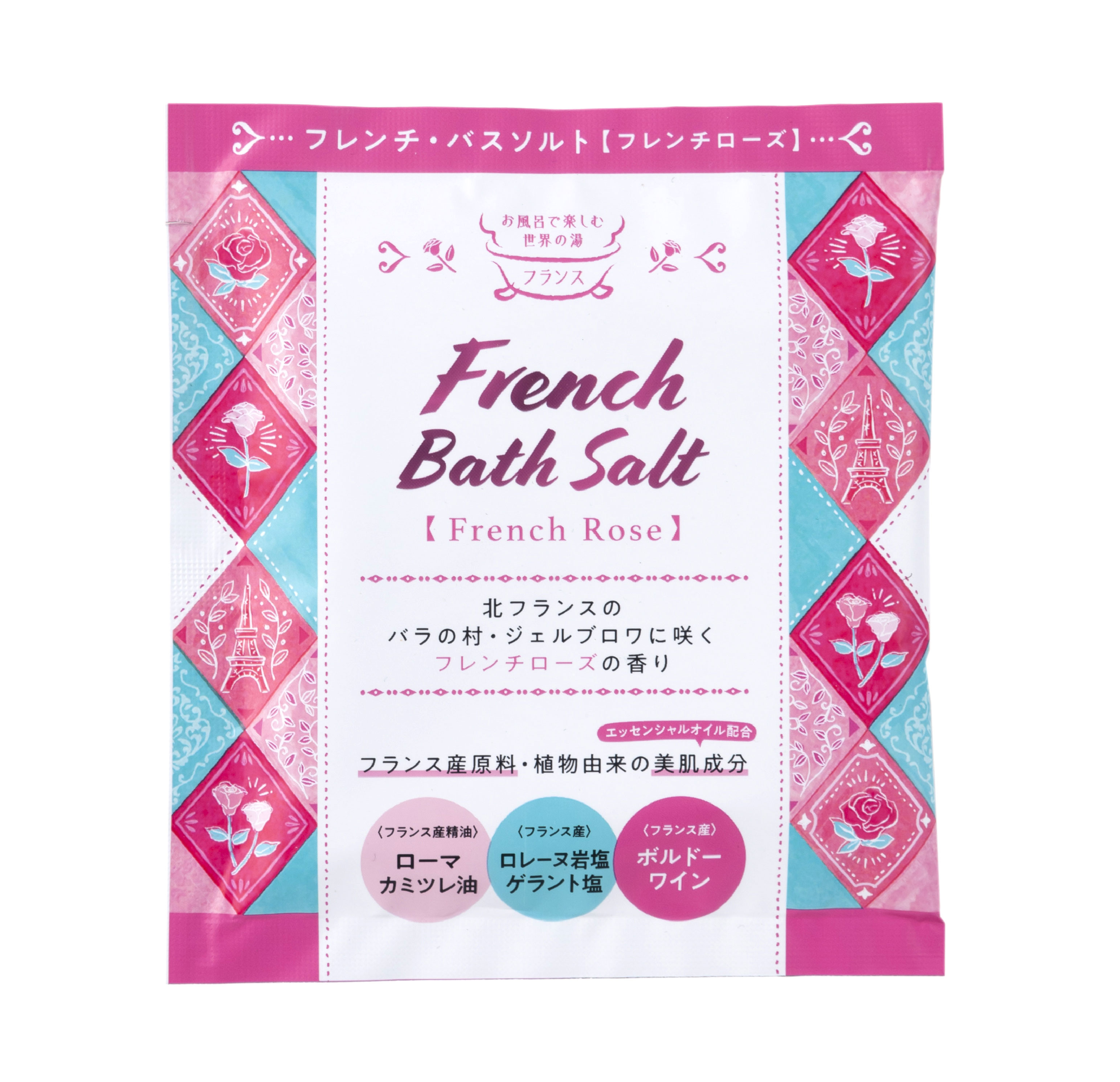 北陸化成 フレンチバスソルトフレンチローズ