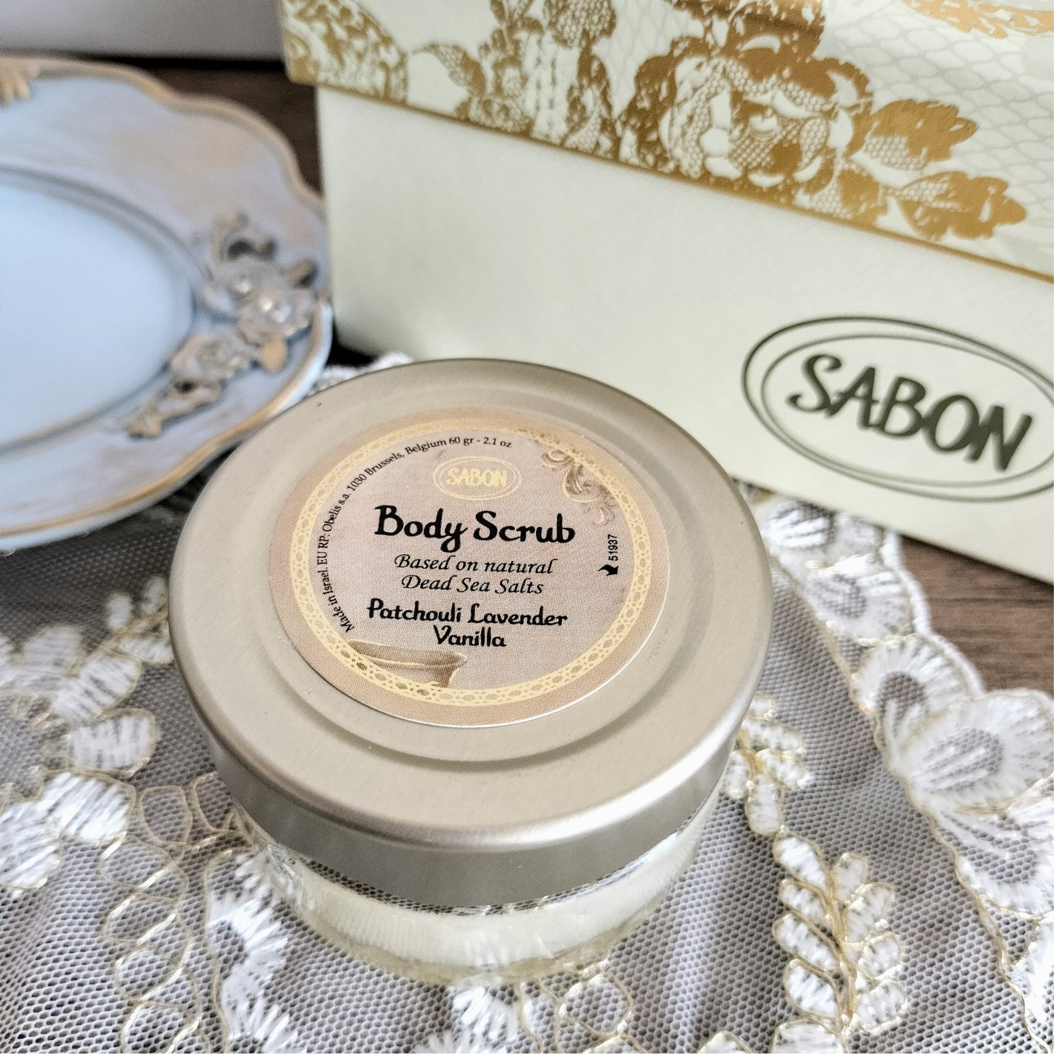 ボディスクラブ パチュリ・ラベンダー・バニラ/SABON/ボディスクラブを使ったクチコミ（1枚目）