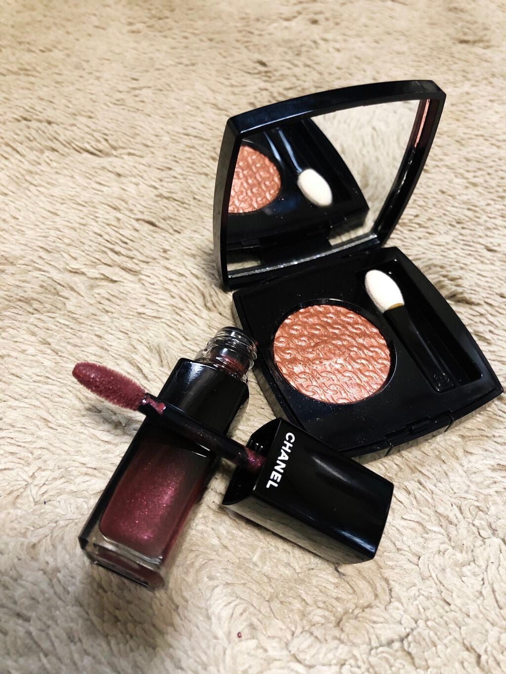 オンブル プルミエール プードゥル/CHANEL/単色アイシャドウを使ったクチコミ(2枚目)