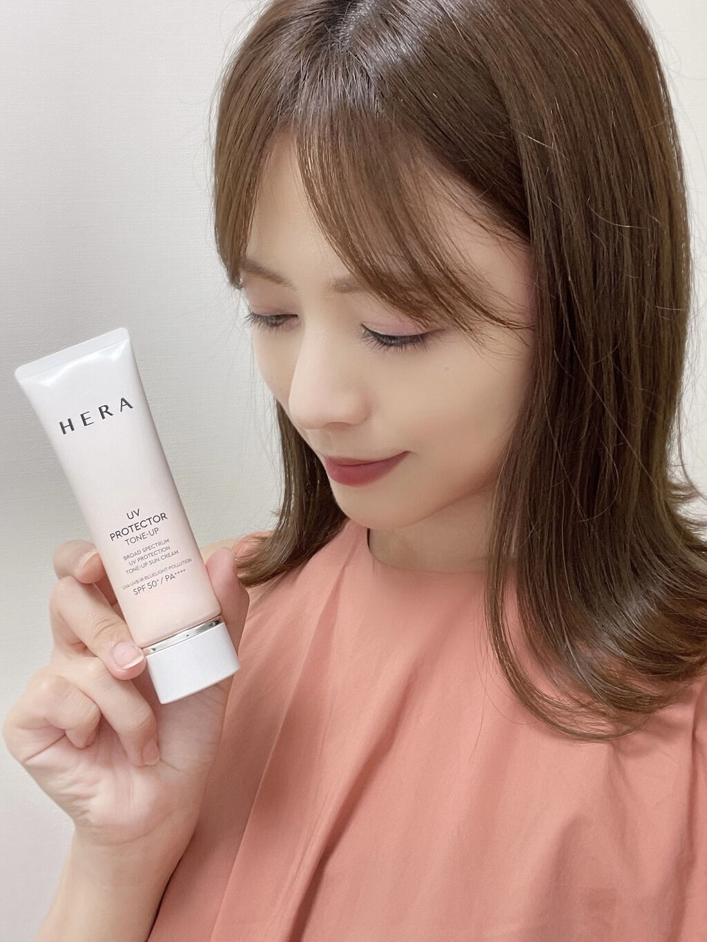 UVプロテクター トーンアップ/HERA/日焼け止めクリームを使ったクチコミ（2枚目）