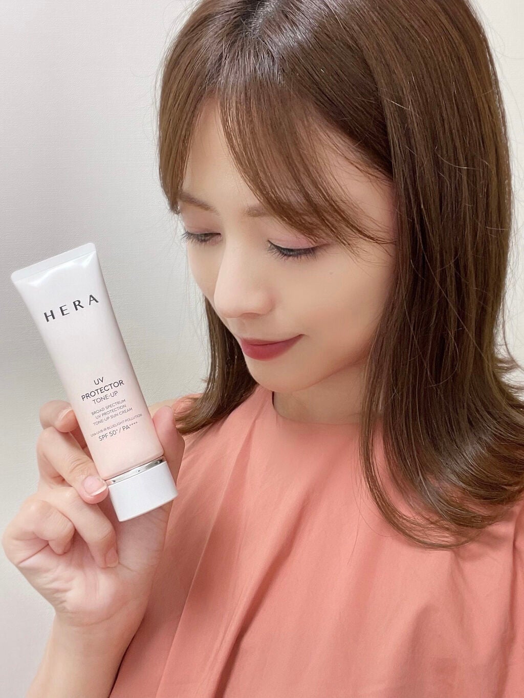 UVプロテクター トーンアップ/HERA/日焼け止めクリームを使ったクチコミ(2枚目)