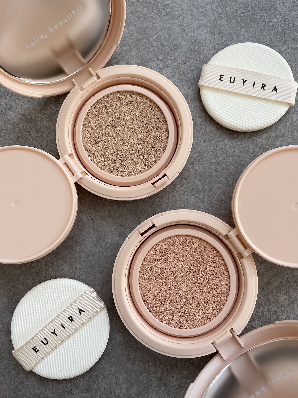 EUYIRA オールデイ ルミナス カラーコントロール クッションのクチコミ「EUYIRA
オールデイ ルミナス カラーコントロール クッション

どちらも結構明るめのシェ.....」（2枚目）