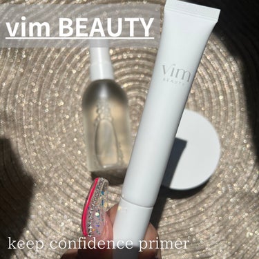 vim BEAUTY キープ コンフィデンス プライマーのクチコミ「✔️vim BEAUTY
　〈keep confidence primer〉

毛穴カバー・メ.....」（1枚目）