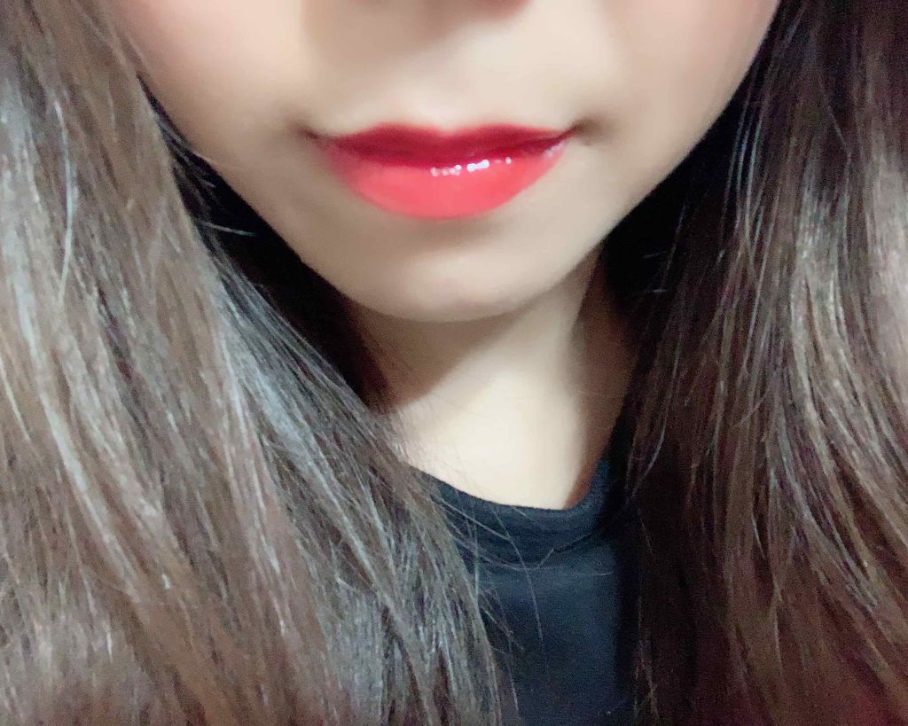 ルージュ ピュールクチュール ヴェルニ ヴィニルクリーム/YVES SAINT LAURENT BEAUTE/口紅を使ったクチコミ(3枚目)