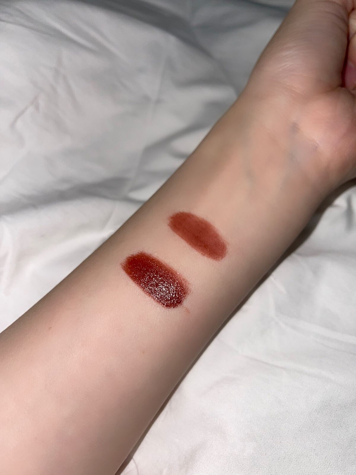 ミルクティーベルベットティント/rom&nd/リップティントを使ったクチコミ(5枚目)