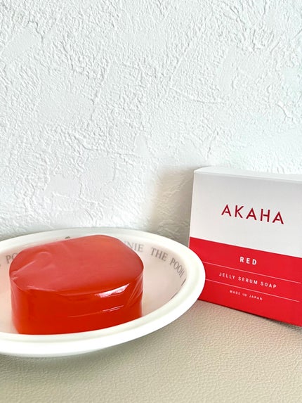 ゼリーセラムソープ 【RED】/AKAHA/洗顔石鹸を使ったクチコミ(4枚目)