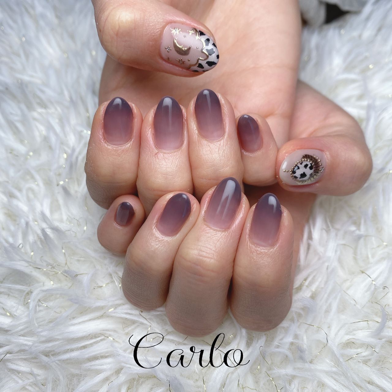 YUKA on LIPS 「2本art..#狭山ヶ丘ネイルサロン#小手指ネイルサロン#所沢..」(2枚目)