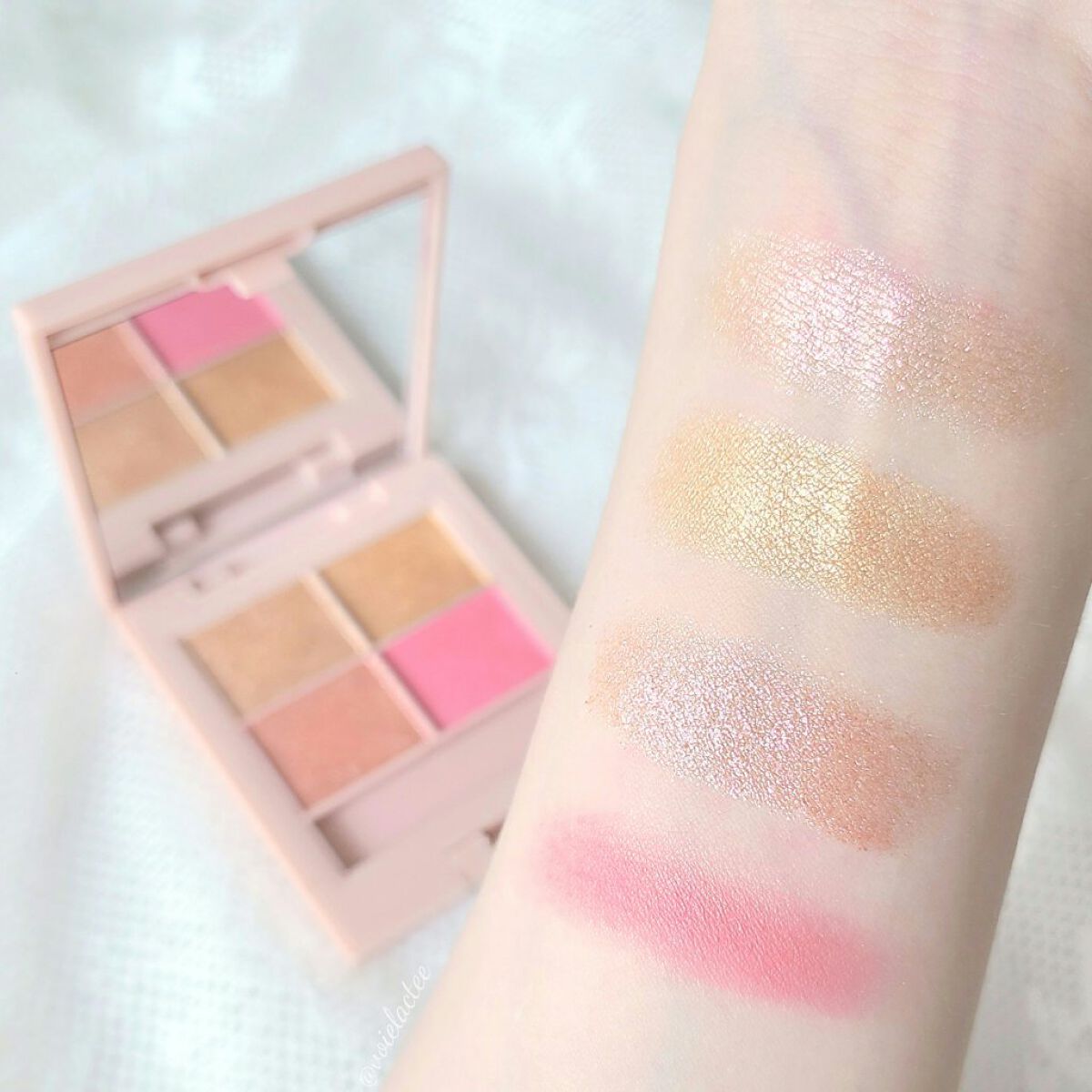 イロアソビ 4色アイパレット/iroasobi/アイシャドウパレットを使ったクチコミ（3枚目）