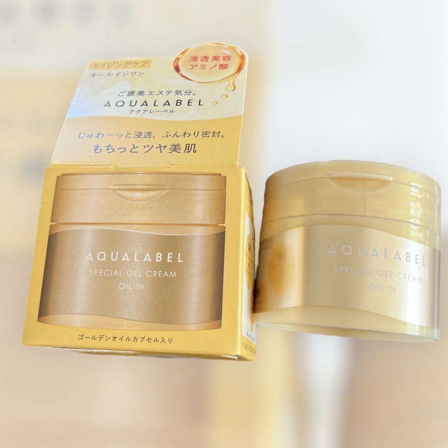 スペシャルジェルクリーム　ＥＸ　（オイルイン）/アクアレーベル/オールインワン化粧品を使ったクチコミ（2枚目）