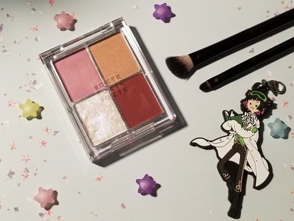 4色アイシャドウパレット/aZTK/アイシャドウパレットを使ったクチコミ(1枚目)