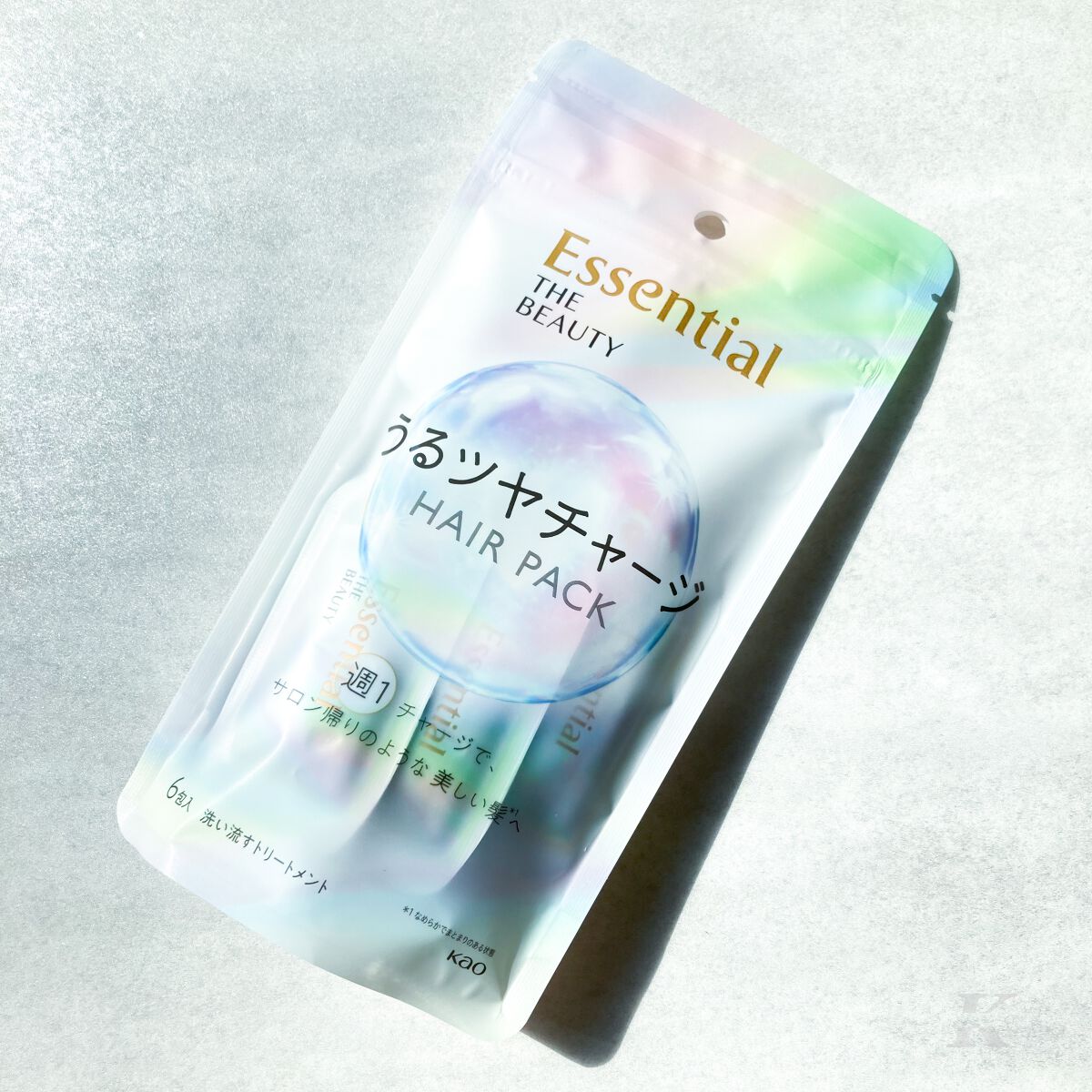 ザビューティ うるツヤチャージヘアパック/エッセンシャル/ヘアマスク・ヘアパックを使ったクチコミ(2枚目)