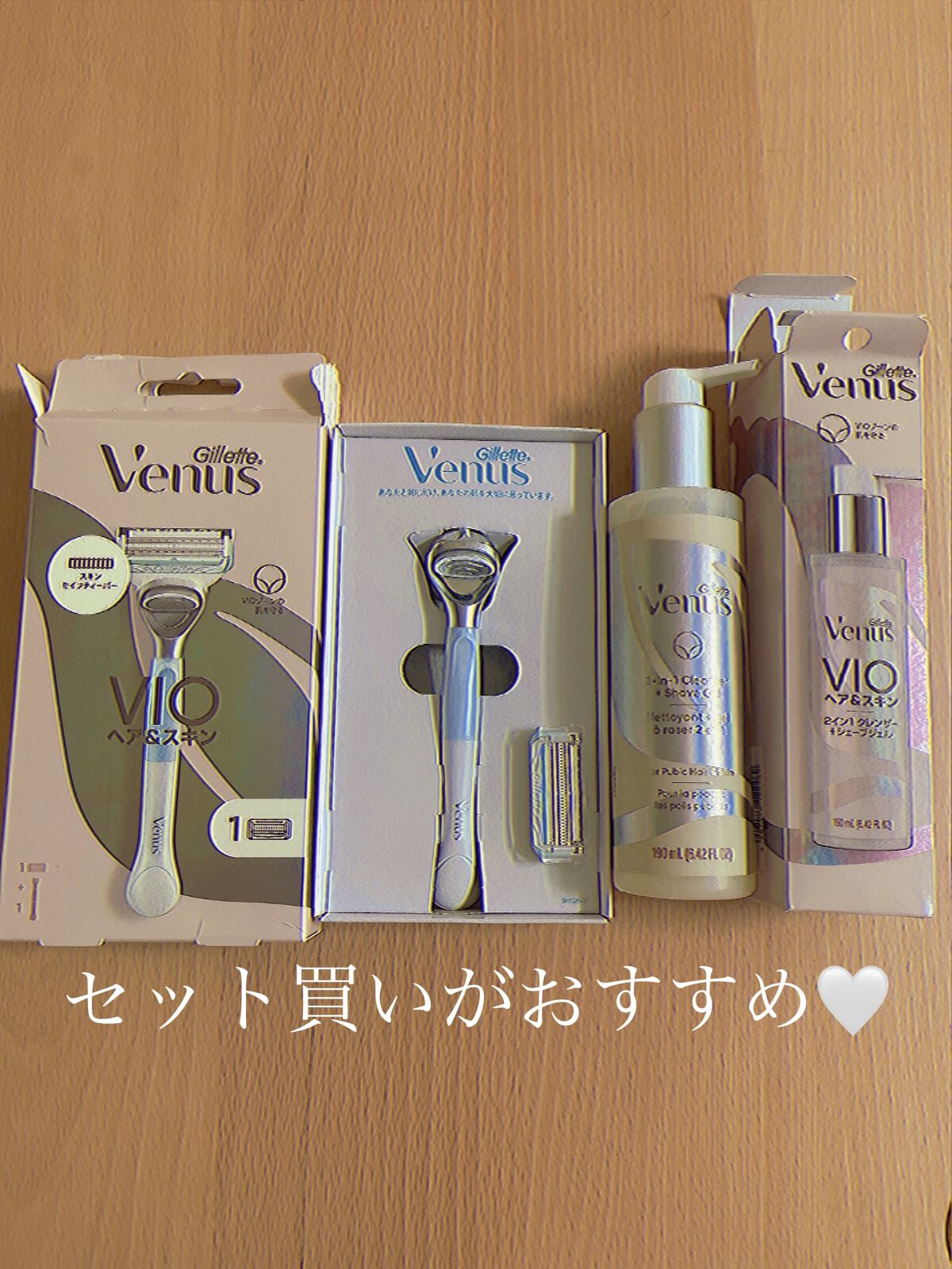 ヴィーナス VIO ヘア&スキン カミソリ/Gillette Venus/シェーバーを使ったクチコミ（2枚目）