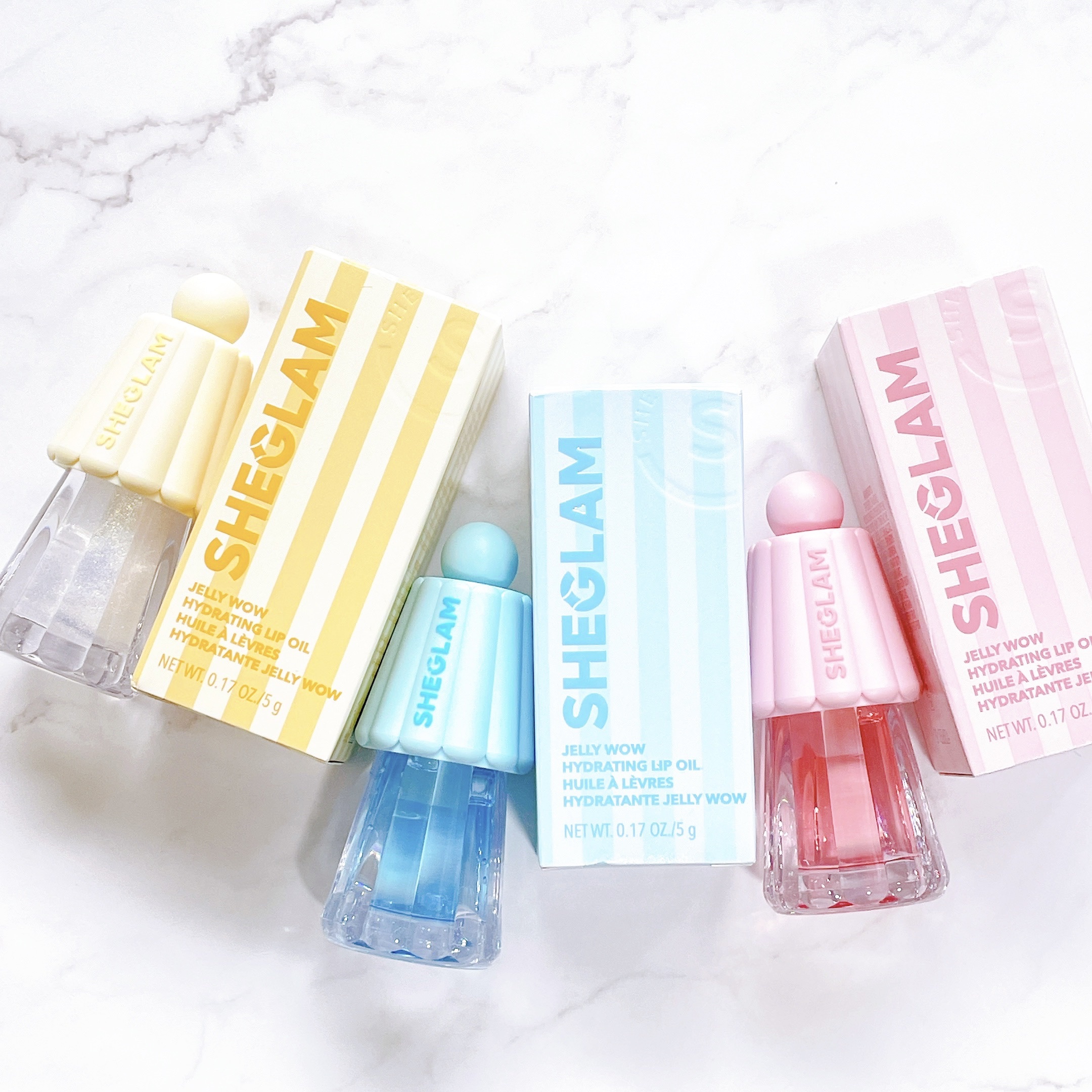 Jelly Wow Hydrating Lip Oil/SHEGLAM/リップグロスを使ったクチコミ（3枚目）