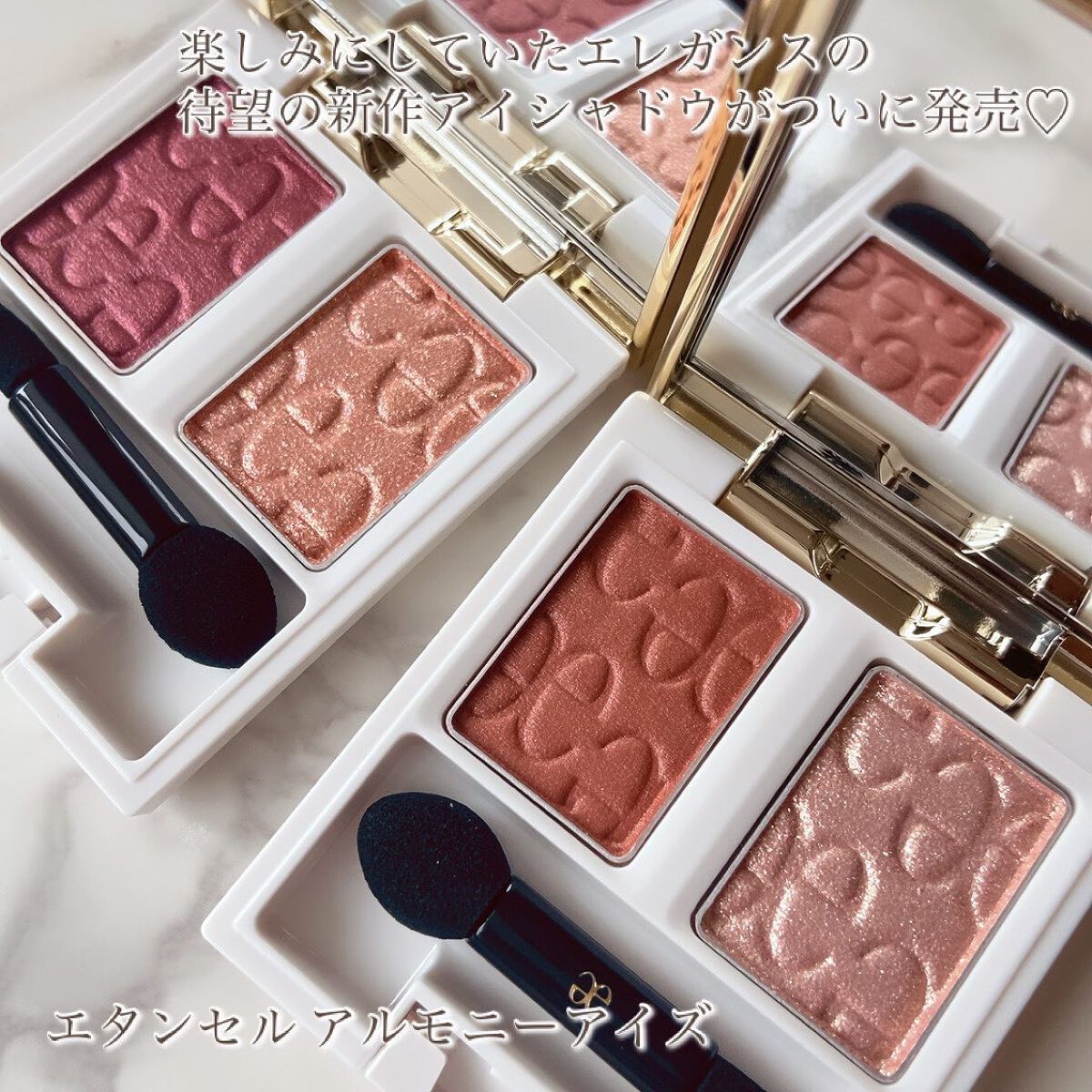エレガンス エタンセル アルモニーアイズ/Elégance/アイシャドウパレットを使ったクチコミ(2枚目)