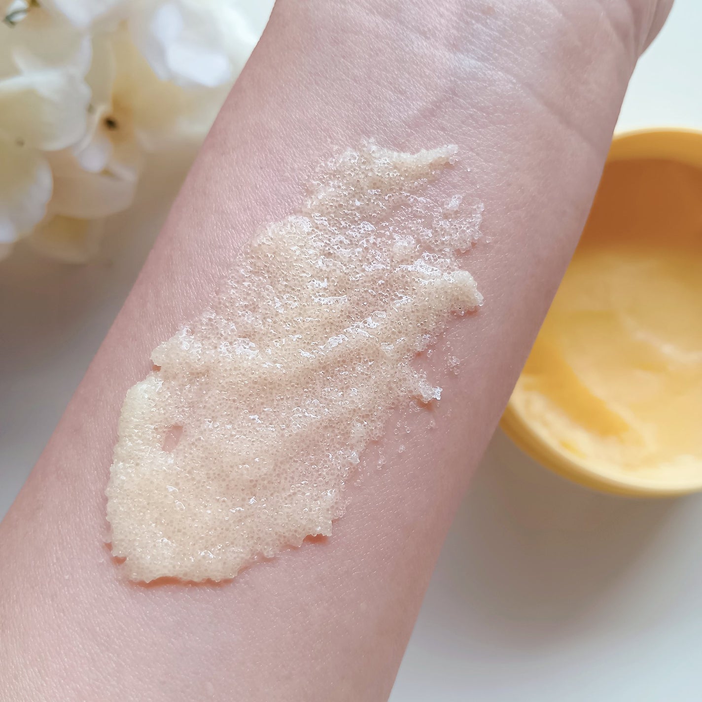 Q+Me スウィートボムタラソスクラブレモンティーの香り/AGARISM/バスト・ヒップケアを使ったクチコミ(4枚目)