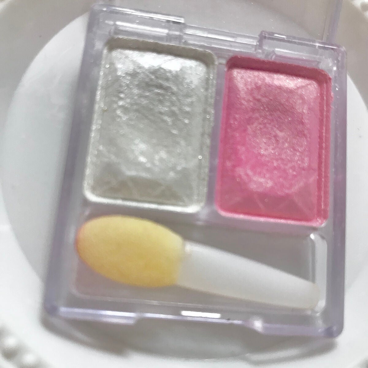 ツーカラー アイシャドウ ラメシリーズ/CEZANNE/アイシャドウパレットを使ったクチコミ(4枚目)